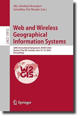 web and wireless geographical information systems 20th international symposium w2gis 2023 quebec city qc