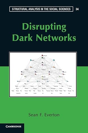 disrupting dark networks 1st edition sean f. everton 1107606683, 978-1107606685