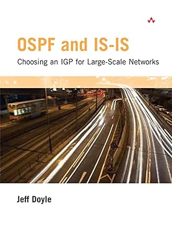 ospf and is is choosing an igp for large scale networks 1st edition jeff doyle 0321168798, 978-0321168795