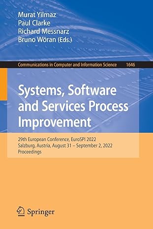 systems software and services process improvement 29th european conference eurospi 2022 salzburg austria