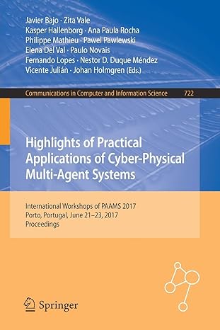 highlights of practical applications of cyber physical multi agent systems international workshops of paams