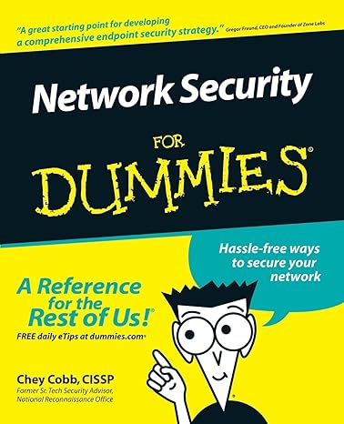 network security for dummies 1st edition chey cobb 0764516795, 978-0764516795