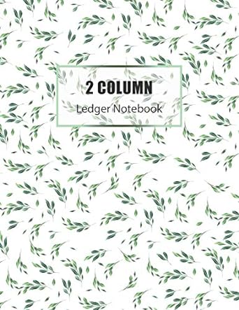 2 column ledger book accounting ledger notebook business financial bookkeeping record keeping book home