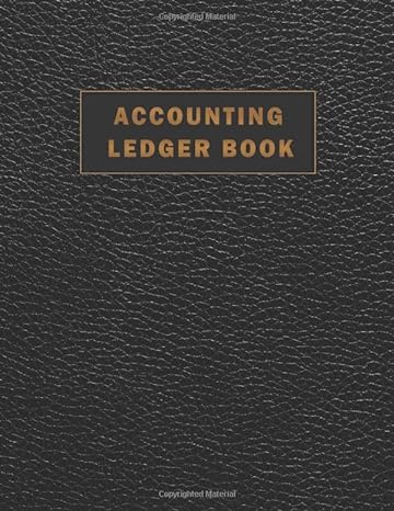 accounting ledger book black leather pattern ledger book for bookkeeping  milan publishing 979-8663059954