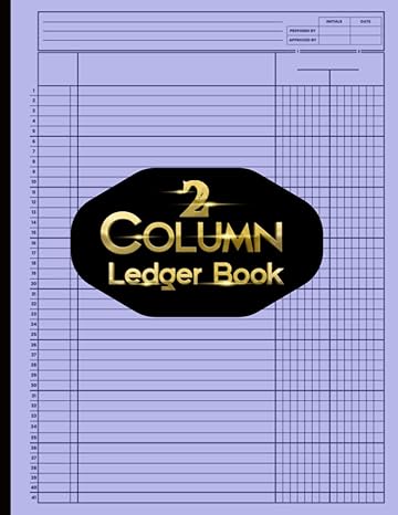 2 column ledger book accounting ledger book for business columnar pad journal notebook income and expense log