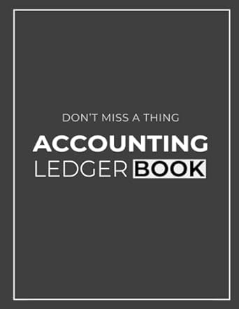 do not miss a thing accounting ledger book 1st edition mohamed hraichi b0cjll1yp3