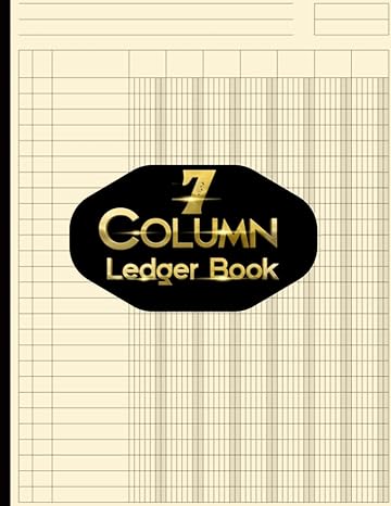 7 column ledger book accounting ledger book for business columnar pad journal notebook income and expense log