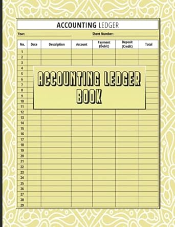 accounting ledger book simple accounting ledger for bookkeeping and small business income expense account