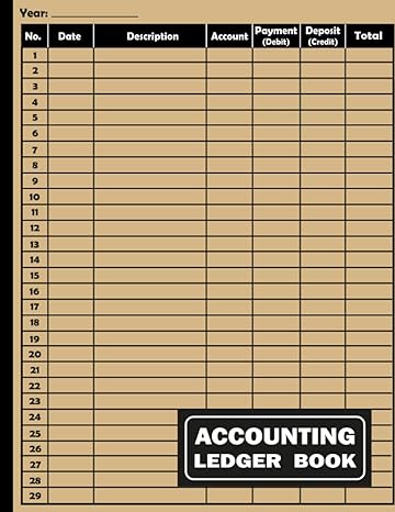 accounting ledger book large tracker organizer for bookkeeping and small businesses great log book for
