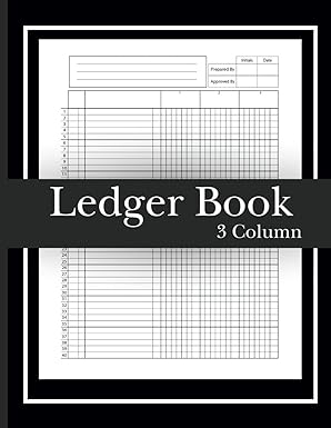 ledger book 3 column accounting ledger book for bookkeeping 3 column ledger columnar pad journal notebook