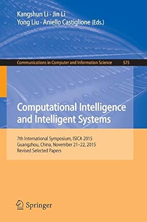 computational intelligence and intelligent systems 7th international symposium isica 2015 guangzhou china