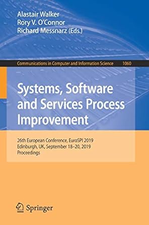 systems software and services process improvement 26th european conference eurospi 2019 edinburgh uk