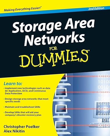 storage area networks for dummies 2nd edition christopher poelker ,alex nikitin 0470385138, 978-0470385135