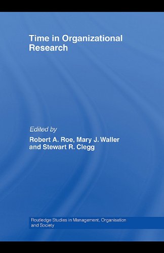time in organizational research 1st edition r. a roe,  mary j. waller, stewart. clegg 0203889940,