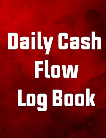 daily cash flow log book financial journal for cash in and cash out large daily cash book and financial