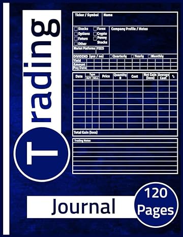 trading journal log book for stock trading and investing 120 pages 1st edition olivier oliver b0cmq7n2p6
