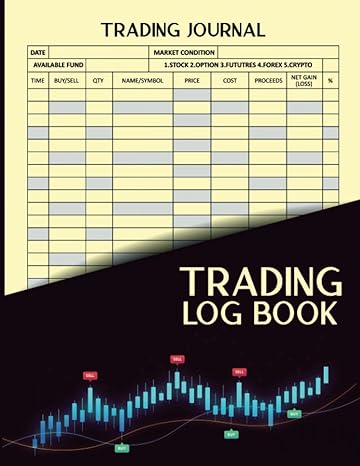trading log book trading journal and log book is an easy way to keep track of your trades size 8 5x11 in 110