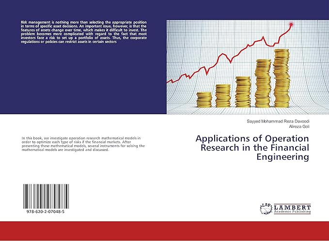 Applications Of Operation Research In The Financial Engineering