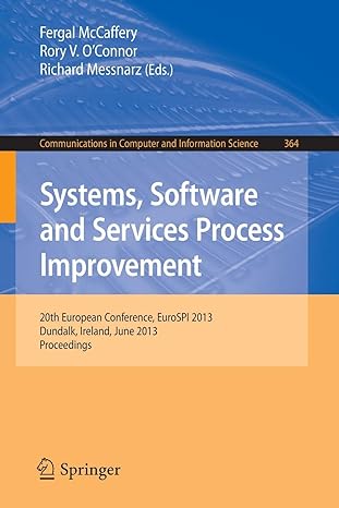 systems software and services process improvement 20th european conference eurospi 2013 dundalk ireland june