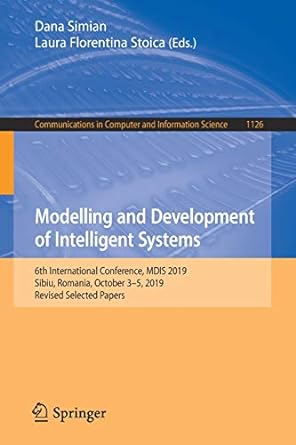 modelling and development of intelligent systems 6th international conference mdis 2019 sibiu romania october