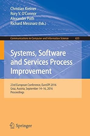 systems software and services process improvement 23rd european conference eurospi 20 graz austria september