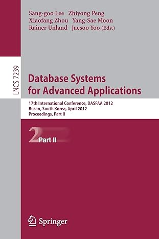 database systems for advanced applications 17th international conference dasfaa 2012 busan south korea  part