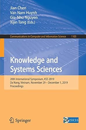 knowledge and systems sciences 20th international symposium kss 2019 da nang vietnam november 29 december 1