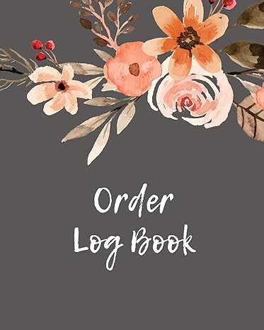 order log book order log book small business sales tracker record and keep track of daily customer sales