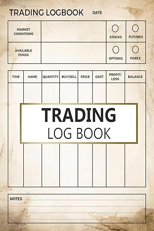 trading log book stock trading journal notebook 1st edition abder rahmane b0cmhj31qr