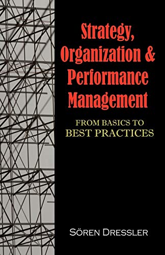 strategy organizational effectiveness and performance management from basics to best practices 1st edition