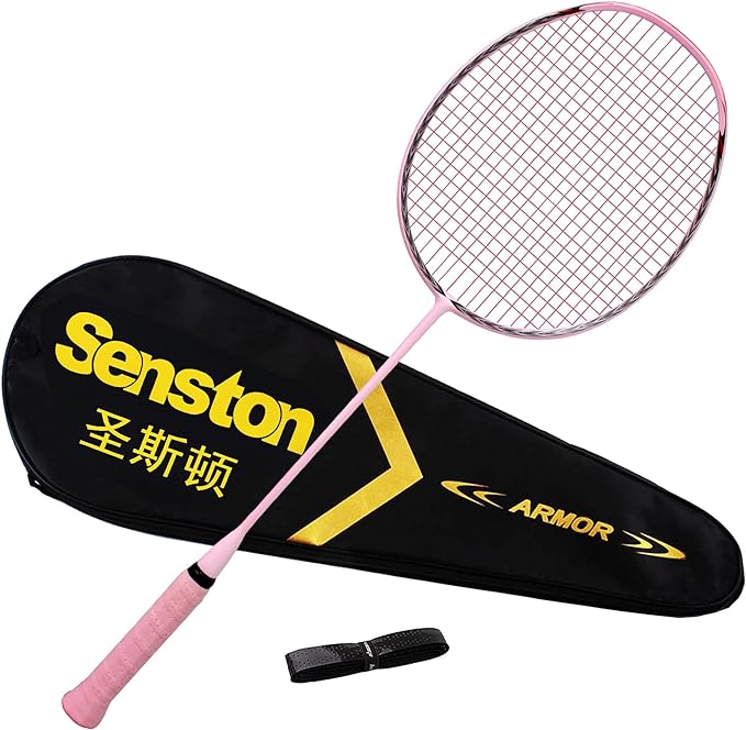 senston n90 badminton racket 6u lightweight badminton racquet professional 100 racket with grip  ?senston