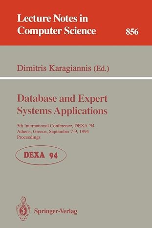 database and expert systems applications 5th international conference dexa 94 athens greece september 7 9