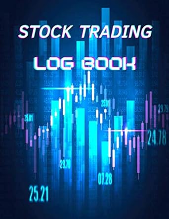 stock trading log book trade journal for stock market traders and investors to record trading rules goals