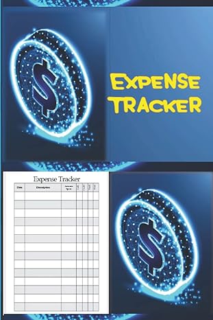 expense tracker track daily expense organizer log book 6x9 inch 120 pages simple money management ledger