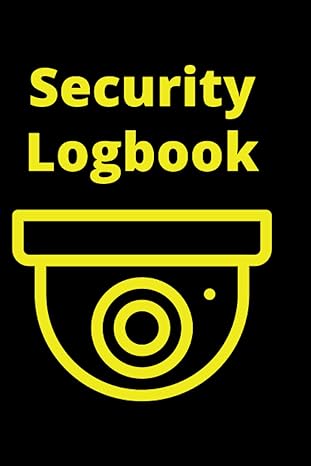security logbook security log book tracker security log book security log book print on demand security pod