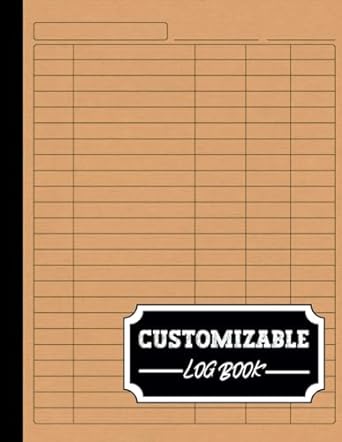 customizable log book 5 column log book to track income and expenses debit and credit mileage orders