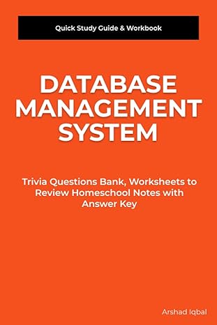 database management system quick study guide and workbook trivia questions bank worksheets to review