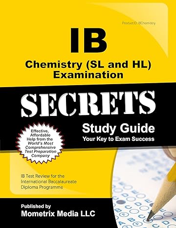 ib chemistry examination secrets study guide ib test review for the international baccalaureate diploma