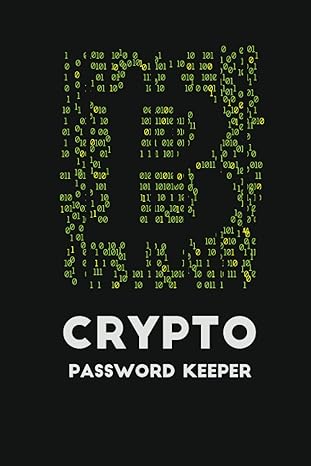 crypto password keeper crypto trading log book crypto private key storage 6x9 cryptocurrency log book for