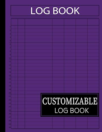log book large customizable log book with 7 columns multipurpose seven column notebook journal logbook to