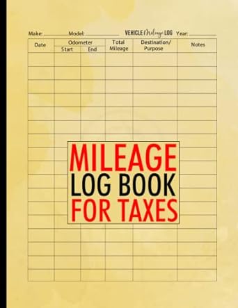 mileage log book for taxes tracker for business auto driving record books for taxes vehicle expense auto