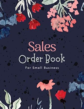 sales order book for small business sales order log book for small businesses customer order form with order