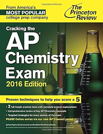 cracking the ap chemistry exam 2016 edition 2016 edition princeton review 0804126143, 978-0804126144