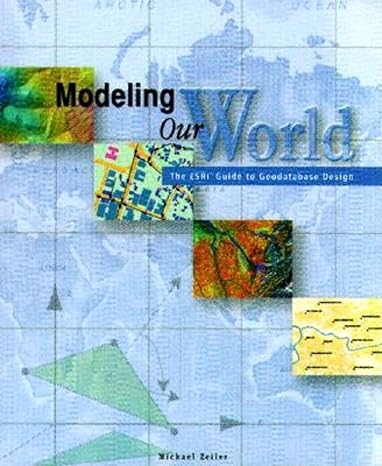 modeling our world the esri guide to geodatabase design 1st edition michael zeiler 1879102625, 978-1879102620
