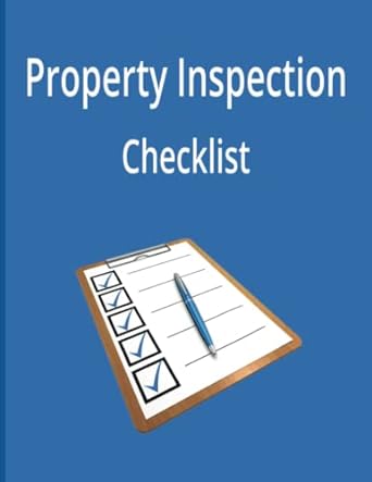 property inspection checklist inspection log book for landlords rental property managers and inspectors