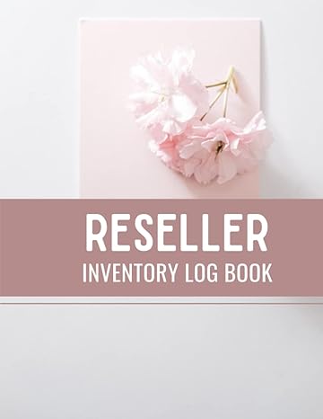reseller inventory log book amazing record book for online resale business user friendly planner to keep