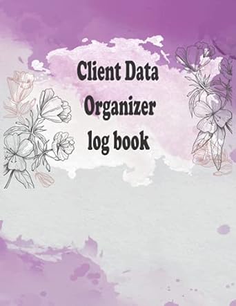 client data organizer log book be organized and note the client tracker profile with client information