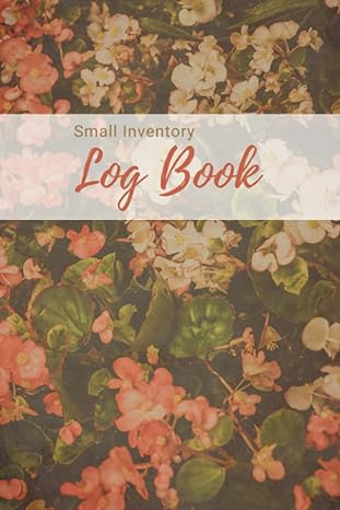 small inventory log book small inventory log book size 6x9 inches 80 pages stock management for small