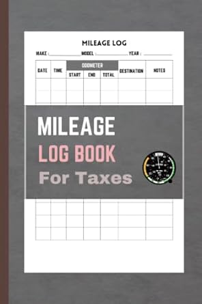 mileage log book for taxes mileage log book for vehicles simple mileage log book for tracking and fuel
