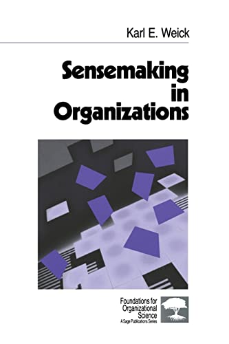 sensemaking in organizations 1st edition karl e. weick 080397177x, 9780803971776